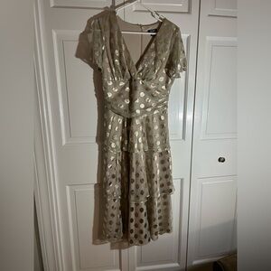 Women’s size 8 SLNY Gold High Low Dress